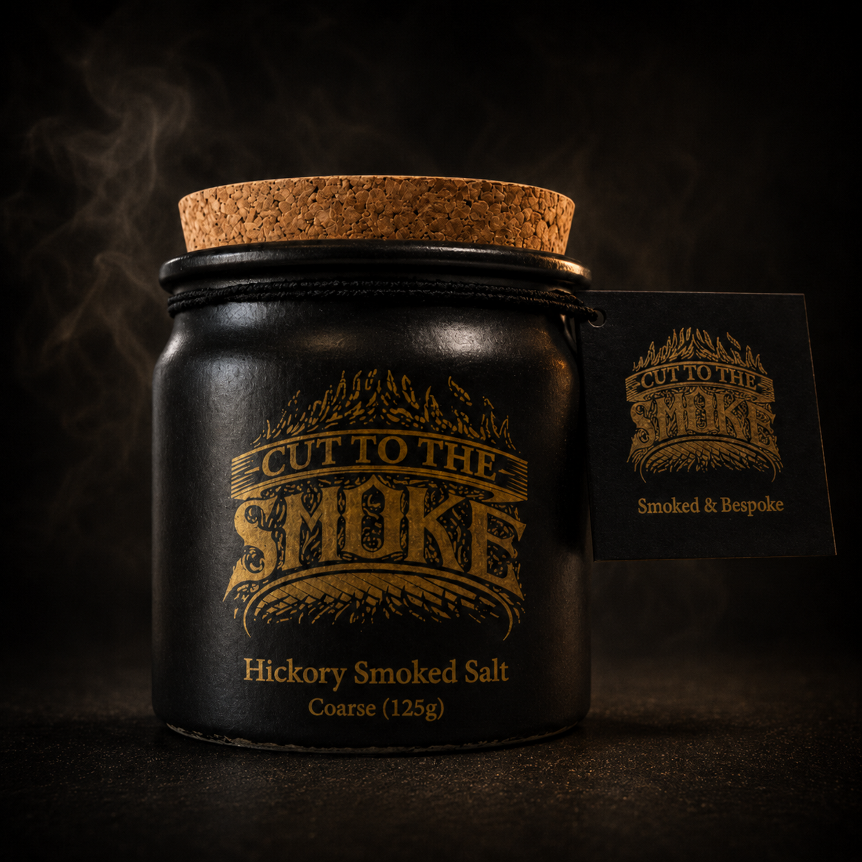 Hickory Smoked Salt-Coarse-125g