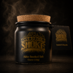 Alderwood Smoked Salt coarse 125g stoneware jar