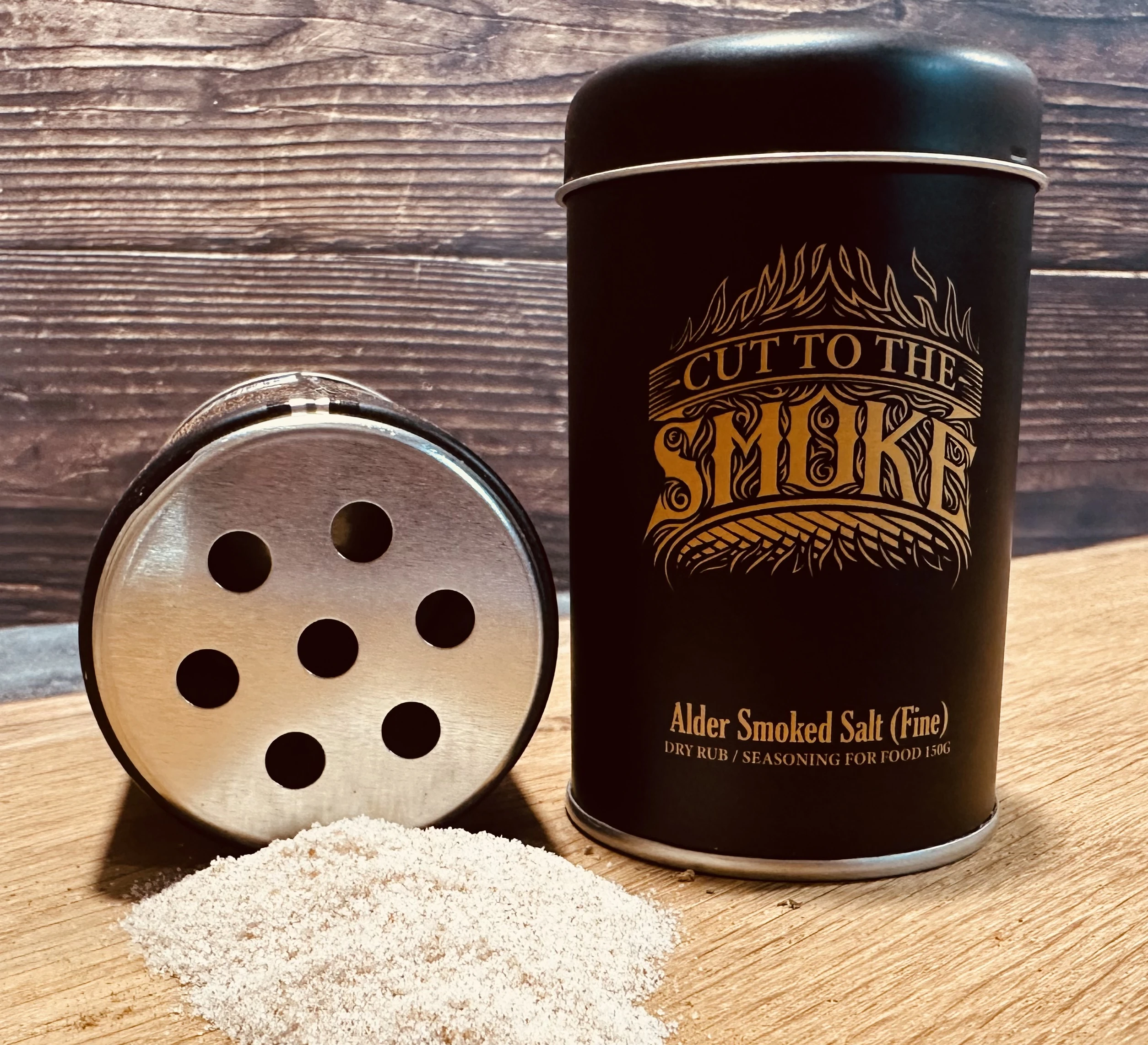 Alderwood Smoked Salt-Fine-(150g)