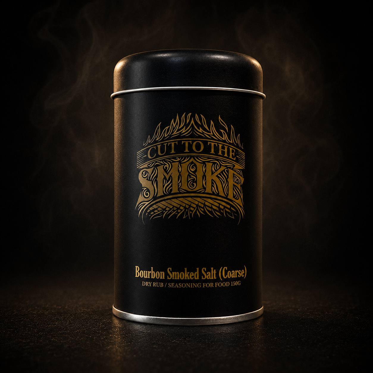 Bourbon Smoked Salt-Coarse-150g