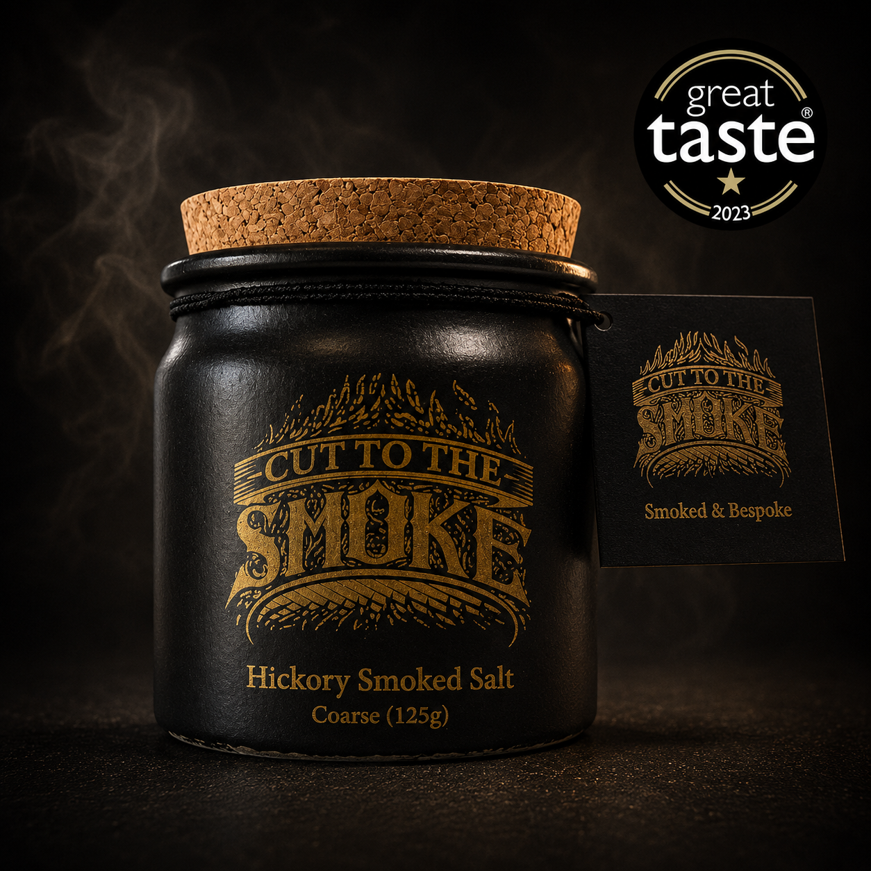 Hickory Smoked Salt-Coarse-125g