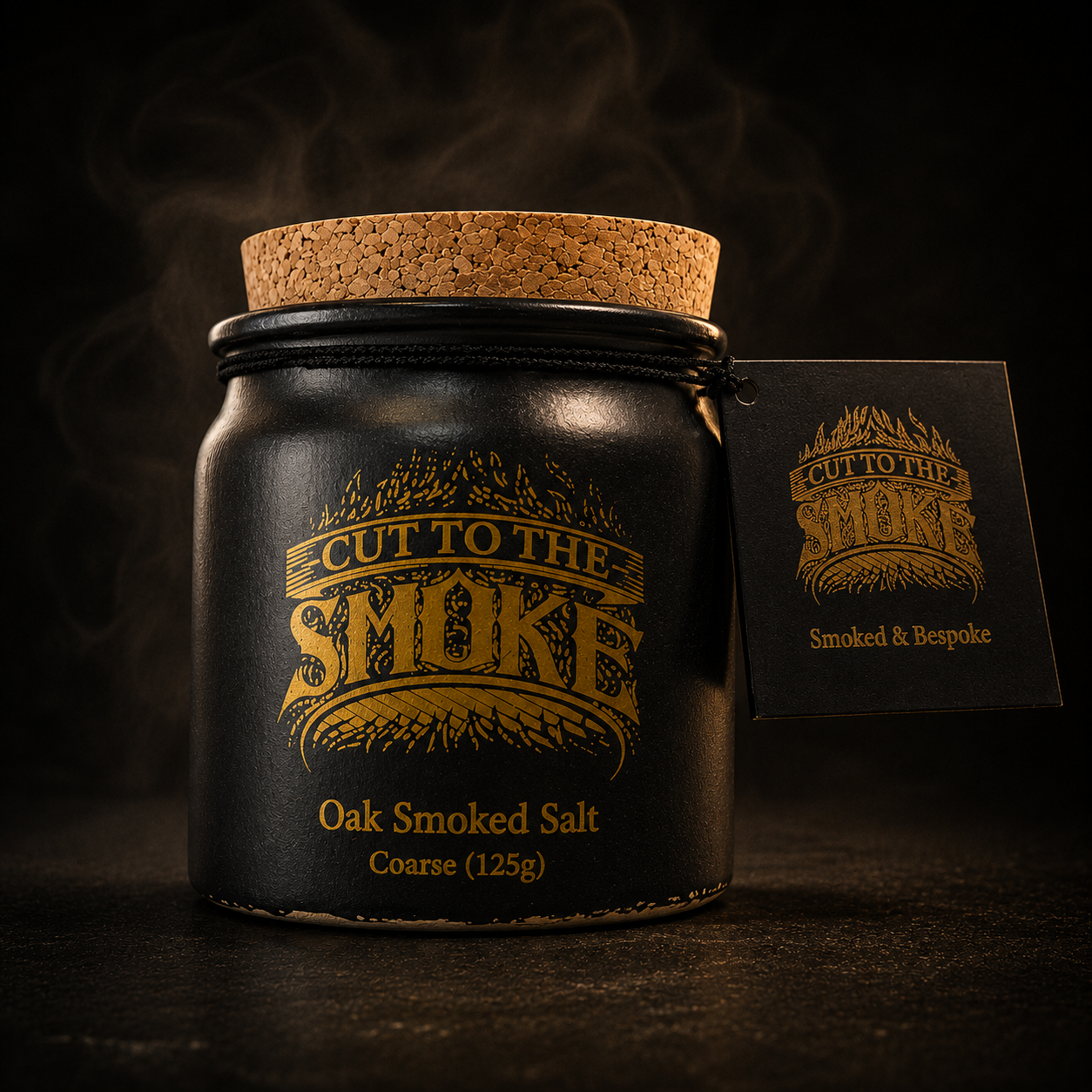 Oak Smoked Salt-Coarse-125g