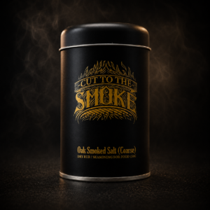 Oak Smoked Salt coarse-150g Tin
