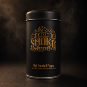 Oak-Smoked Black Pepper 90g seasoning tin