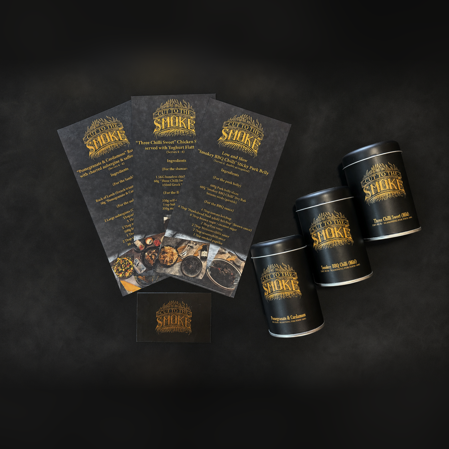 The Smoke Starter Trio-3 Full-Size Spice Blends-300g